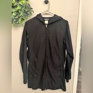 Patagonia Black Cotton/Canvas Blend Lightweight Jacket Size 8